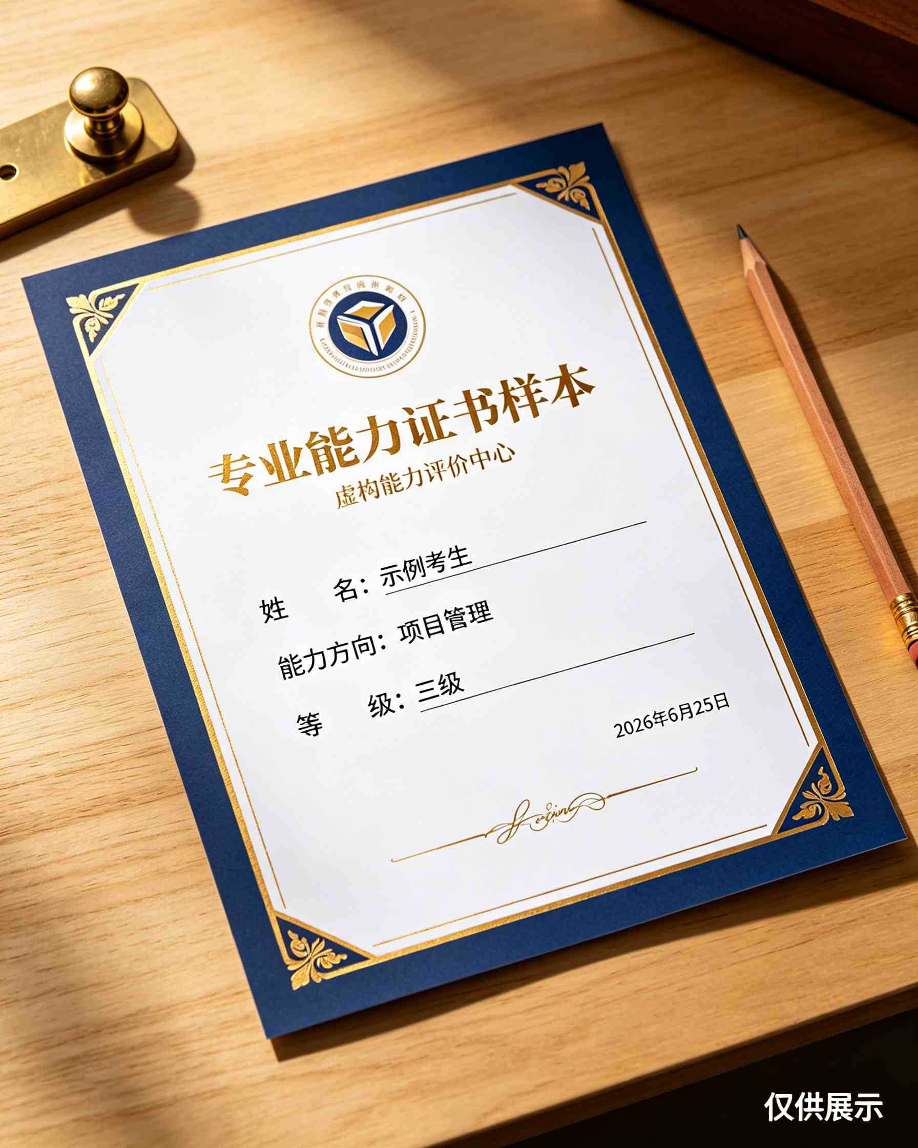 仿真房产证精度细节展示
